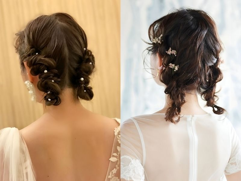 TOP 15+ cách búi tóc đẹp thanh lịch, dễ làm cho nàng hiện đại Cách bới tóc đi tiệc giúp bạn nữ trông sang trọng hơn (Nguồn: Hairstyle Idea, withonline.jp)