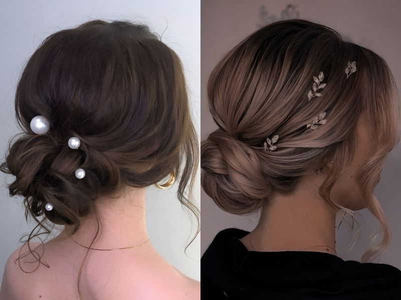 TOP 15+ cách búi tóc đẹp thanh lịch, dễ làm cho nàng hiện đại Những kiểu búi tóc đi tiệc cho các cô nàng hiện đại (Nguồn: Hairology, Hairstyle Idea)