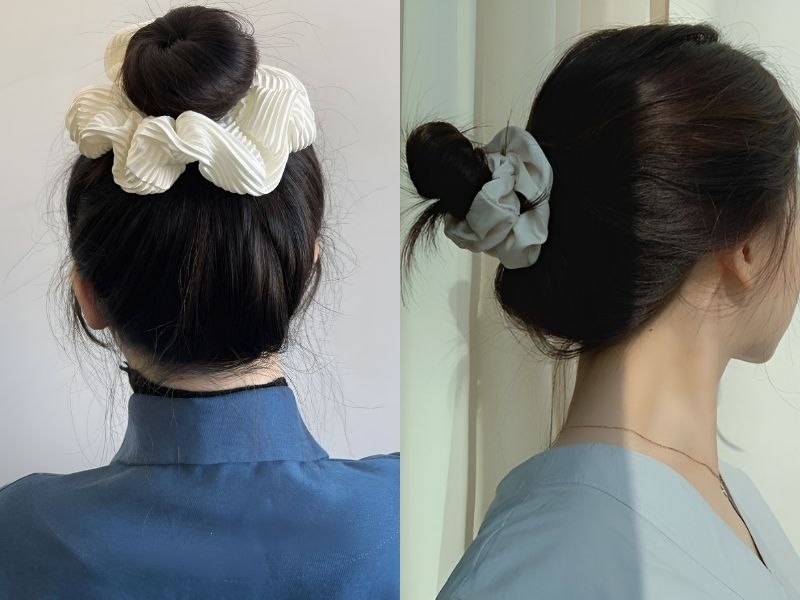 TOP 15+ cách búi tóc đẹp thanh lịch, dễ làm cho nàng hiện đại Kiểu tóc búi tạo kiểu đơn giản và nhanh chóng (Nguồn: us.shein.com, kenh14)