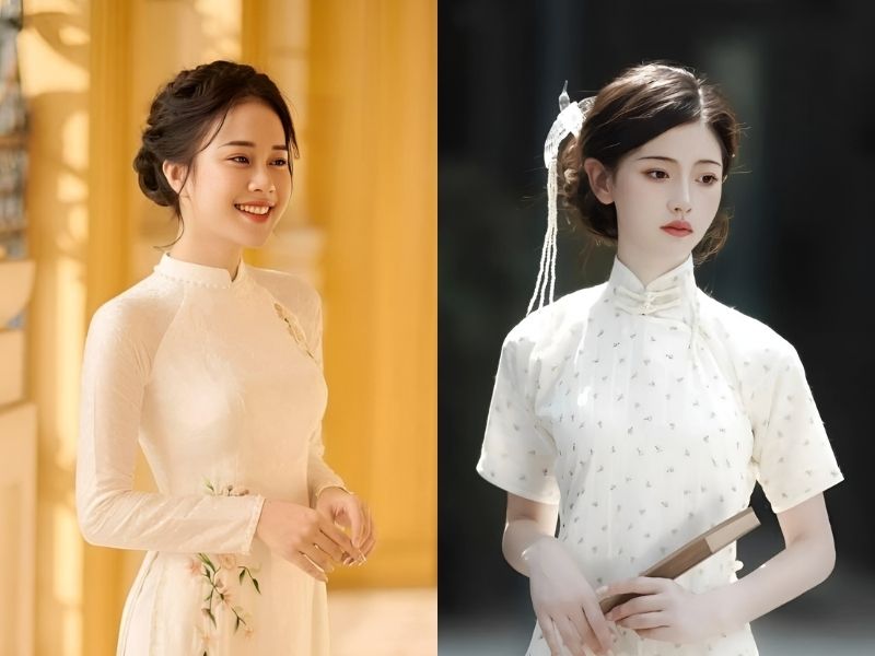 TOP 15+ cách búi tóc đẹp thanh lịch, dễ làm cho nàng hiện đại Kiểu tóc tôn lên những đường nét nổi bật trên khuôn mặt (Nguồn: aodaivietnam.tumblr, milan)